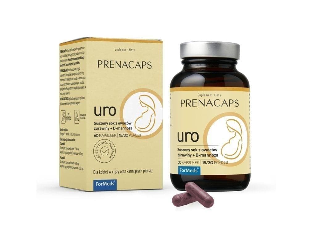 ForMeds PRENACAPS Uro, D-mannose, cranberries UK