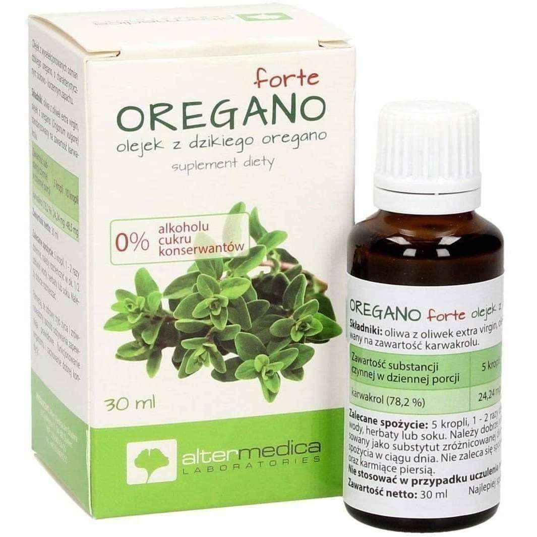 Forte oregano oil of wild oregano 30ml UK