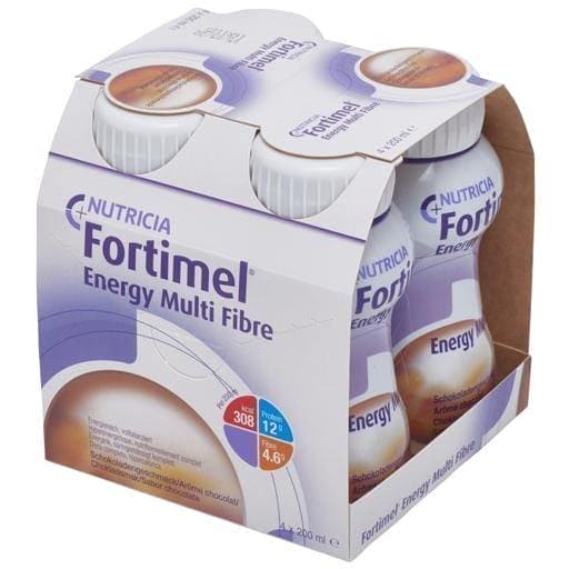 FORTIMEL Energy MultiFibre chocolate flavor UK