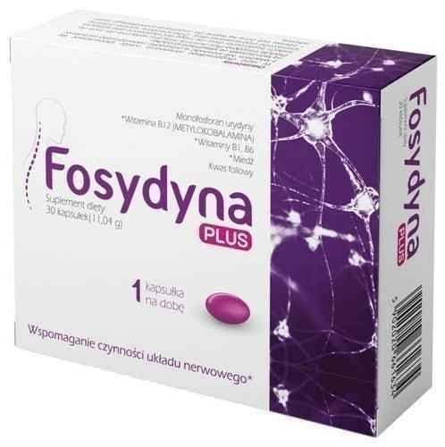 Fosydyna PLUS x 30 capsules, uridine monophosphate, brain energy, brain metabolism UK