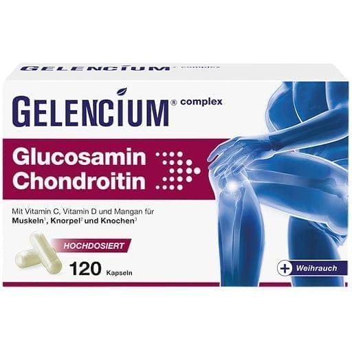 Frankincense, GELENCIUM glucosamine chondroitin high-dose Vit C capsules UK