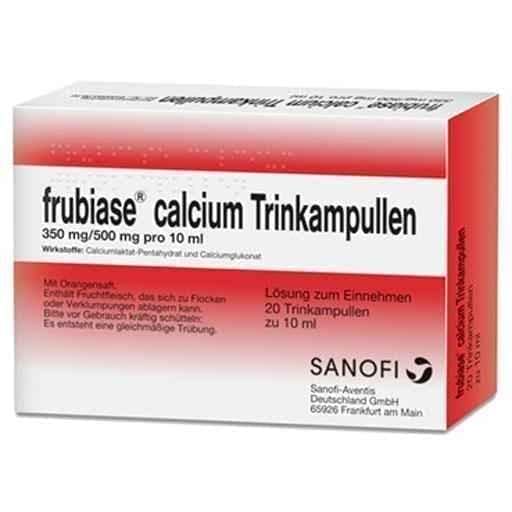 FRUBIASE CALCIUM T drinking ampoules 20 pc UK