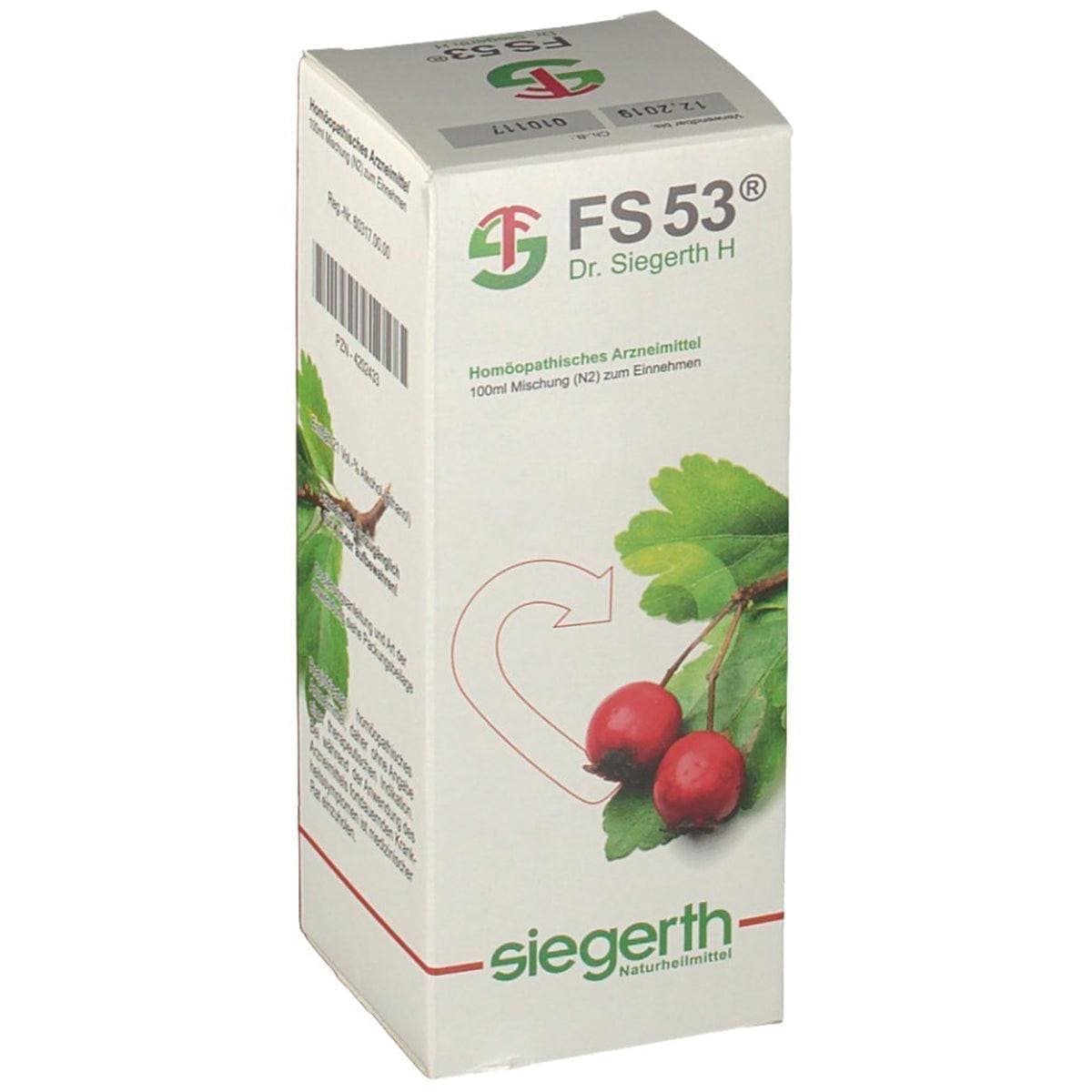 FS 53 Dr Siegerth H Homeopathic medicine liquid UK