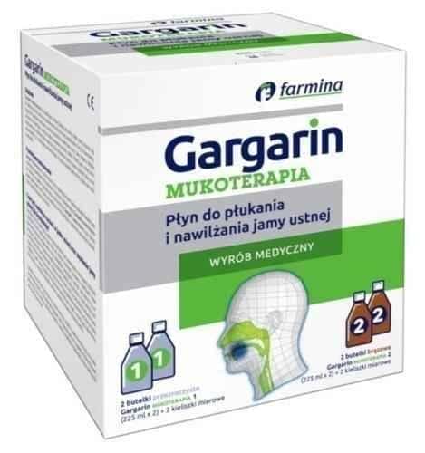 Gargarin Mukoterpia 225ml x 4 pcs UK