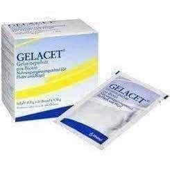 GELACET x 21 sachets, dietary supplement with biotin and gelatine UK