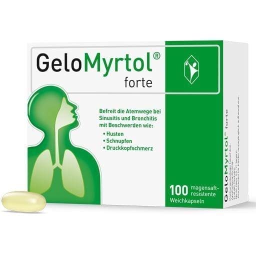 GELOMYRTOL forte caps. 100 pc sinusitis, paranasal sinuses UK