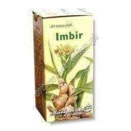 Ginger x 30 capsules, ginger rhizome UK