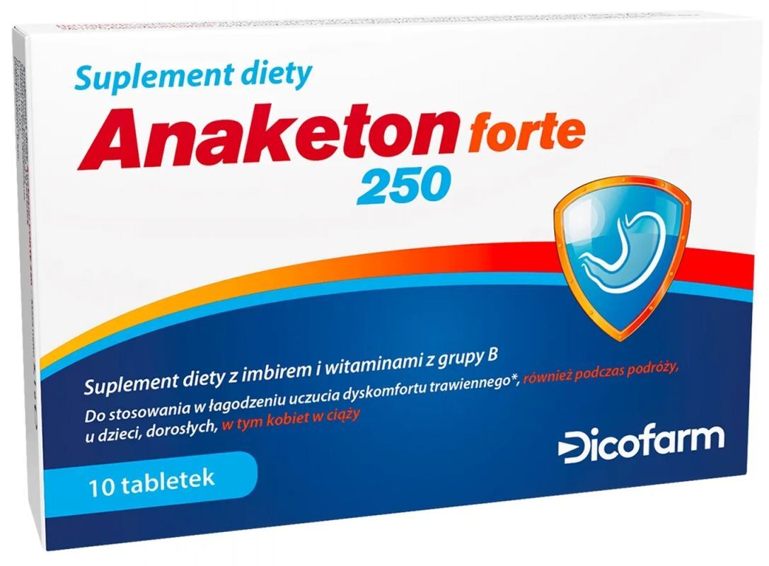ginger and B vitamins, Anaketon Forte 250