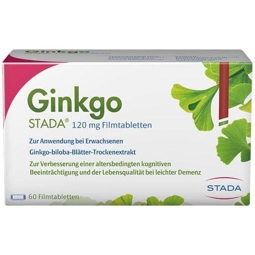 Ginkgo biloba GINKGO STADA 120 mg UK