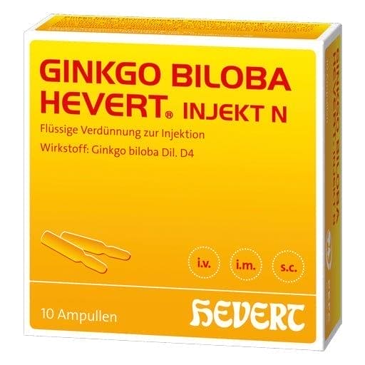 GINKGO BILOBA HEVERT inject N ampoules UK