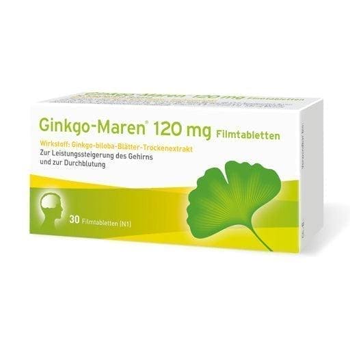 GINKGO-MAREN 120 mg Ginkgo biloba leaves UK