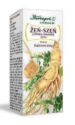 Ginseng with Maki and Bakopa x 30 tablets UK