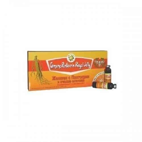 GINSHEN(GINSING) AND PANTOCRIN 10 vials of 10 ml Ginseng root extract UK