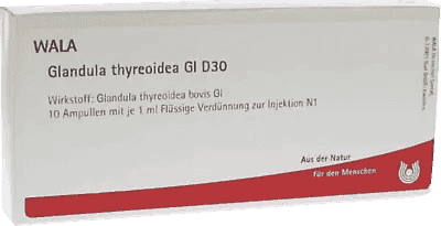 GLANDULA THYREOIDEA GL D 30 thyroid ampoules UK