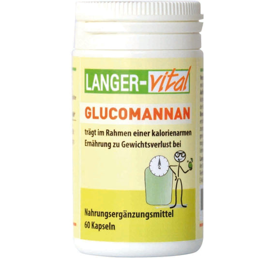 GLUCOMANNAN, chrome, glucomannan konjac, 500 mg capsules UK