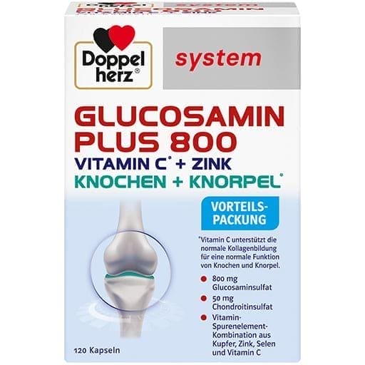Glucosamine Plus 800, vitamin C, zinc, copper, selenium, glucosamine, chondroitin sulfate UK