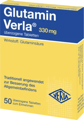 GLUTAMINE, glutamic acid, difficulty concentrating, VERLA tablets UK