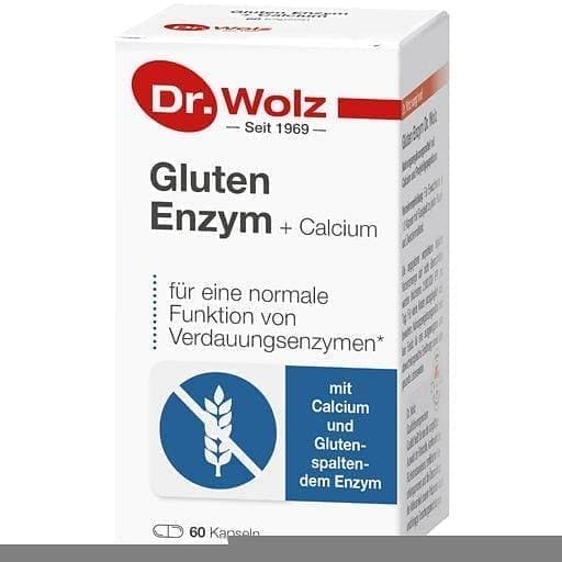 GLUTEN enzyme tablets, Calcium capsules UK