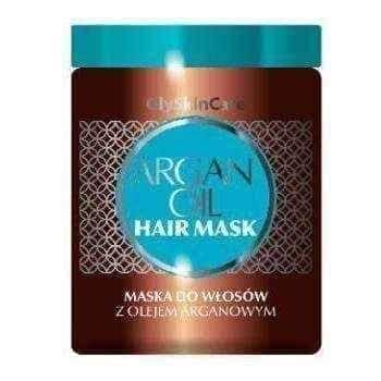 GLYSKINCARE Hair mask with argan oil 300ml, argan oil hair mask UK