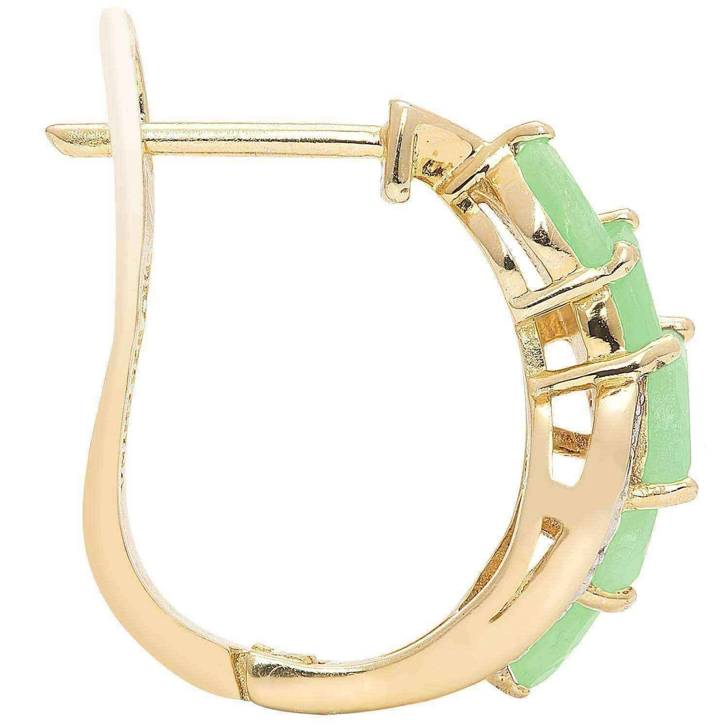 Gold over Diamond Accent Earrings UK