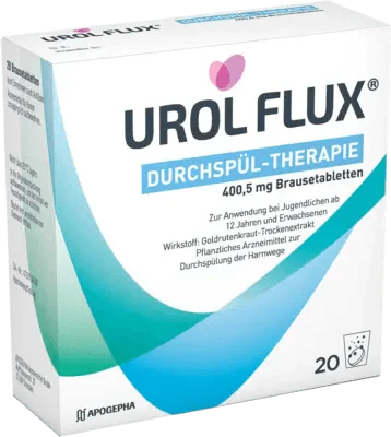 Goldenrod, UROL FLUX flushing therapy 400.5 mg effervescent tablets UK