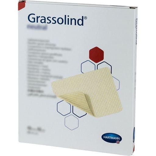 GRASSOLIND ointment compresses 10x10 cm sterile UK