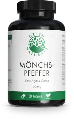 GREEN NATURALS monk's pepper 20mg high dose capsules UK
