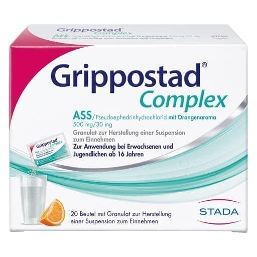 GRIPPOSTAD Complex pseudoephedrine hydrochloride UK