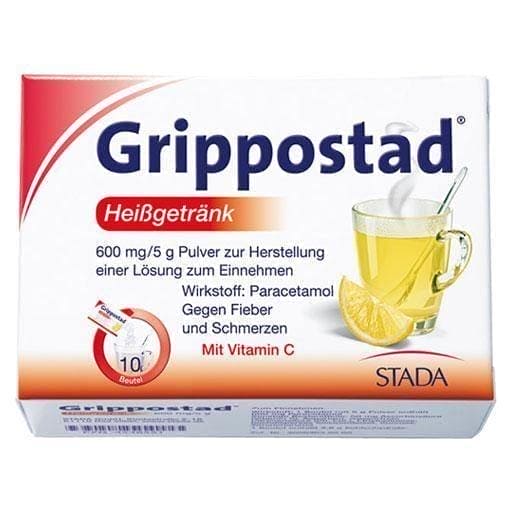 GRIPPOSTAD hot beverage, sinus headache, body aches all over UK