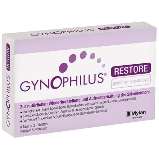 GYNOPHILUS restore vaginal tablets, Lactobacillus casei, lactobacillus rhamnosus UK