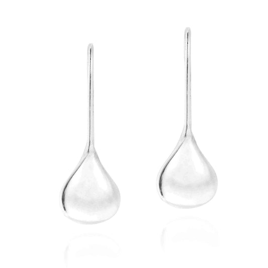 Handmade Teardrop Memories .925 Sterling Silver Dangle Earrings (Thailand) UK