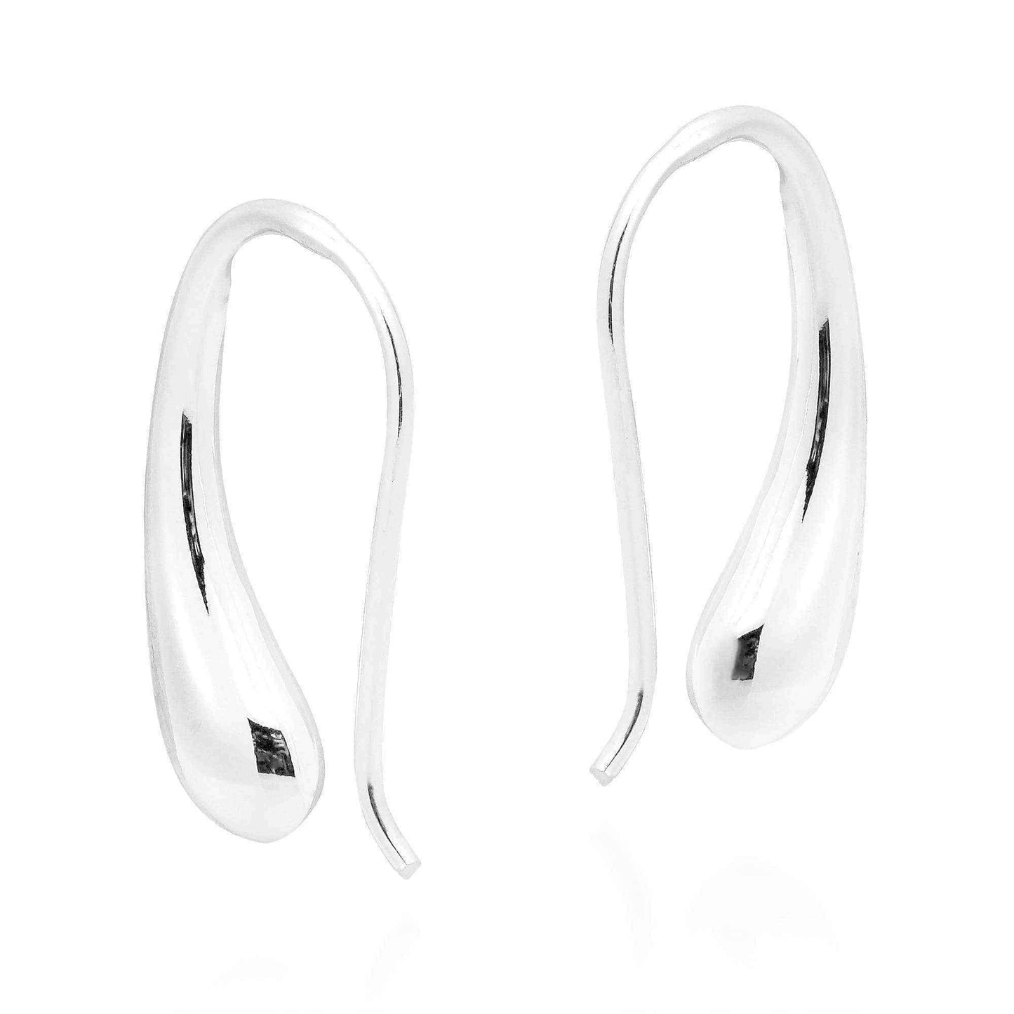 Handmade Unique Water Dew Drop .925 Sterling Silver Hook Earings (Thailand) UK