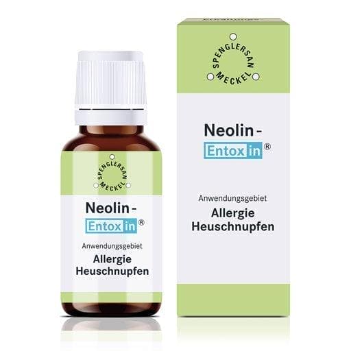 Hay fever, respiratory system organs diseases, NEOLIN Entoxin N drops UK