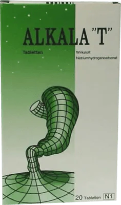 Heartburn, sodium bicarbonate, ALKALA T tablets UK