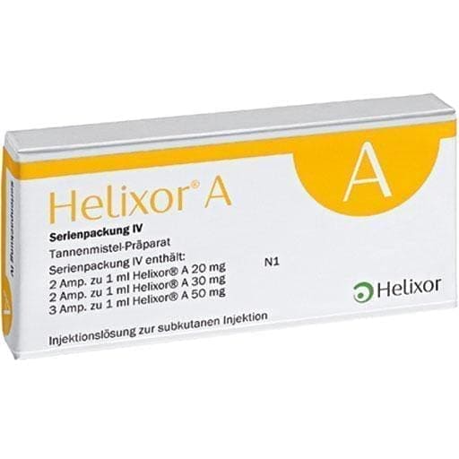 HELIXOR A series pack IV ampoules UK