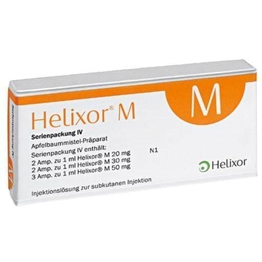 HELIXOR M series pack IV Malignant, benign tumor, ampoules UK