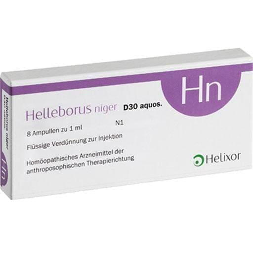 HELLEBORUS NIGER D 30 aquatic ampoules 8 pc UK