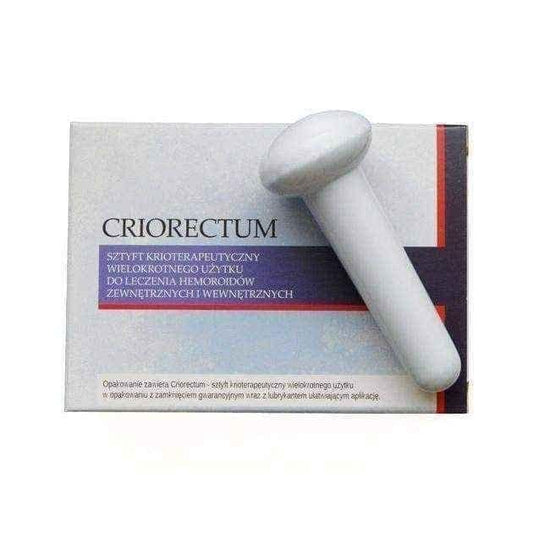 Hemorrhoids treatment CRIORECTUM stick crioterapeutic UK