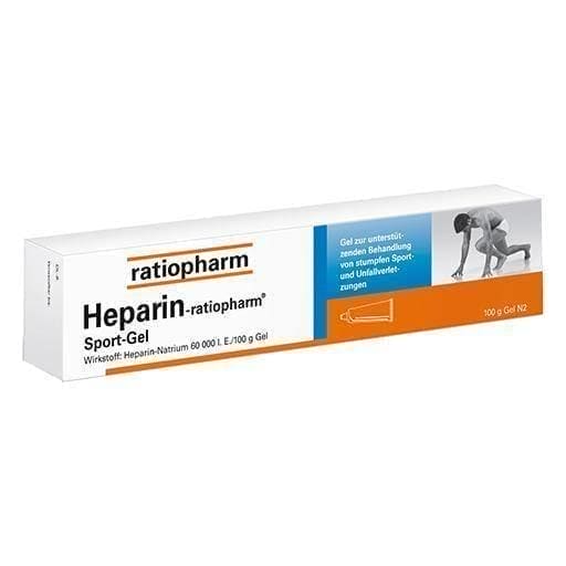 HEPARIN-RATIOPHARM Sport Gel 100 g treatment of acute swelling after blunt injuries, bruises UK