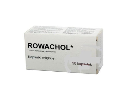 Hepatobiliary disorders caused by gallstones, Rowachol 50 capsules import