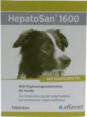 HEPATOSAN 1600 diet supplement feed tablet for dogs, cats UK
