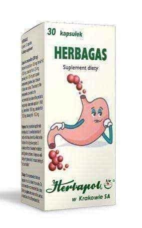Herbagas x 30 capsules, excessive flatulence UK