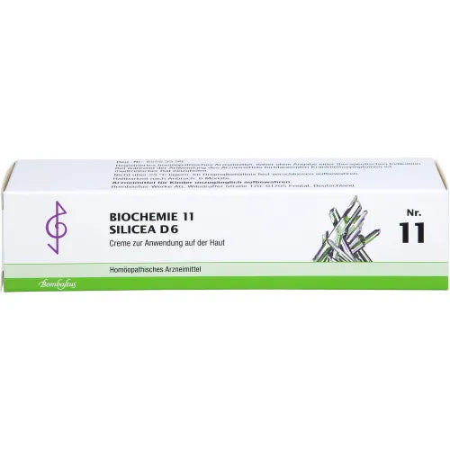 homeopathic medicine BIOCHEMIE 11 Silicea D 6 Cream 100 ml
