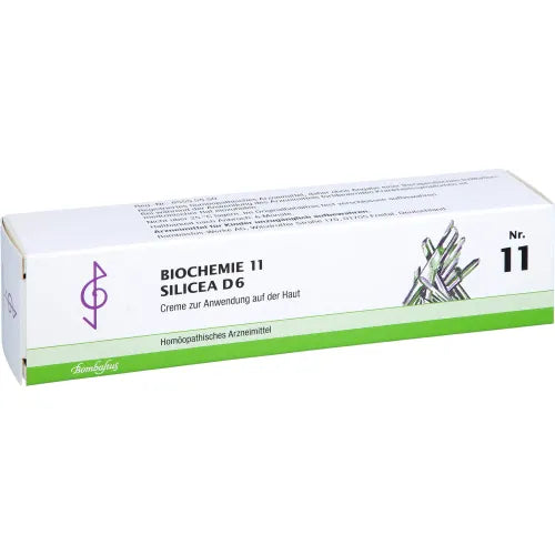 homeopathic medicine BIOCHEMIE 11 Silicea D 6 Cream 100 ml
