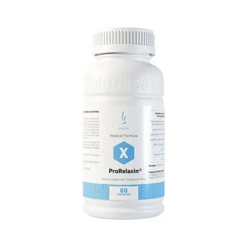 hop cones, lemon balm, lavender, saffron, L-tryptophan, maca root, spirulina DUOLIFE Medical Formula ProRelaxin Capsules