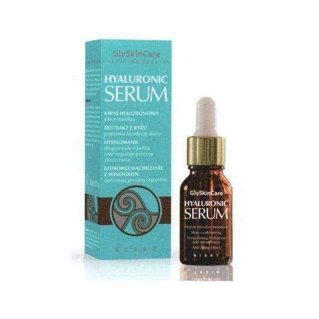 Hyaluronic Serum 30ml GLYSKINCARE, hyaluronic acid UK