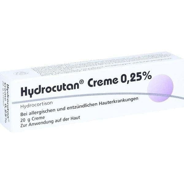 HYDROCUTAN Cream 0.25% cream for allergic skin UK