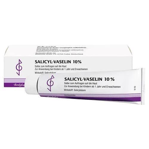 hyperkeratosis, Corns (Clavus), Calluses (calluses) SALICYL VASELINE 10% ointment 100 ml