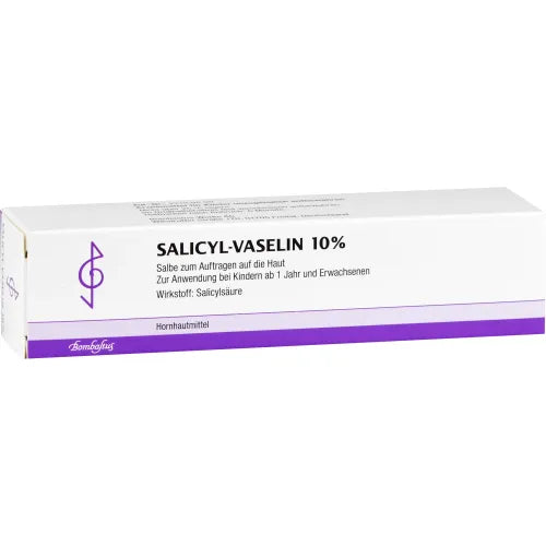 hyperkeratosis, Corns (Clavus), Calluses (calluses) SALICYL VASELINE 10% ointment 100 ml