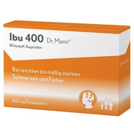 IBU ibuprofen 400mg Dr. Mann film-coated tablets UK